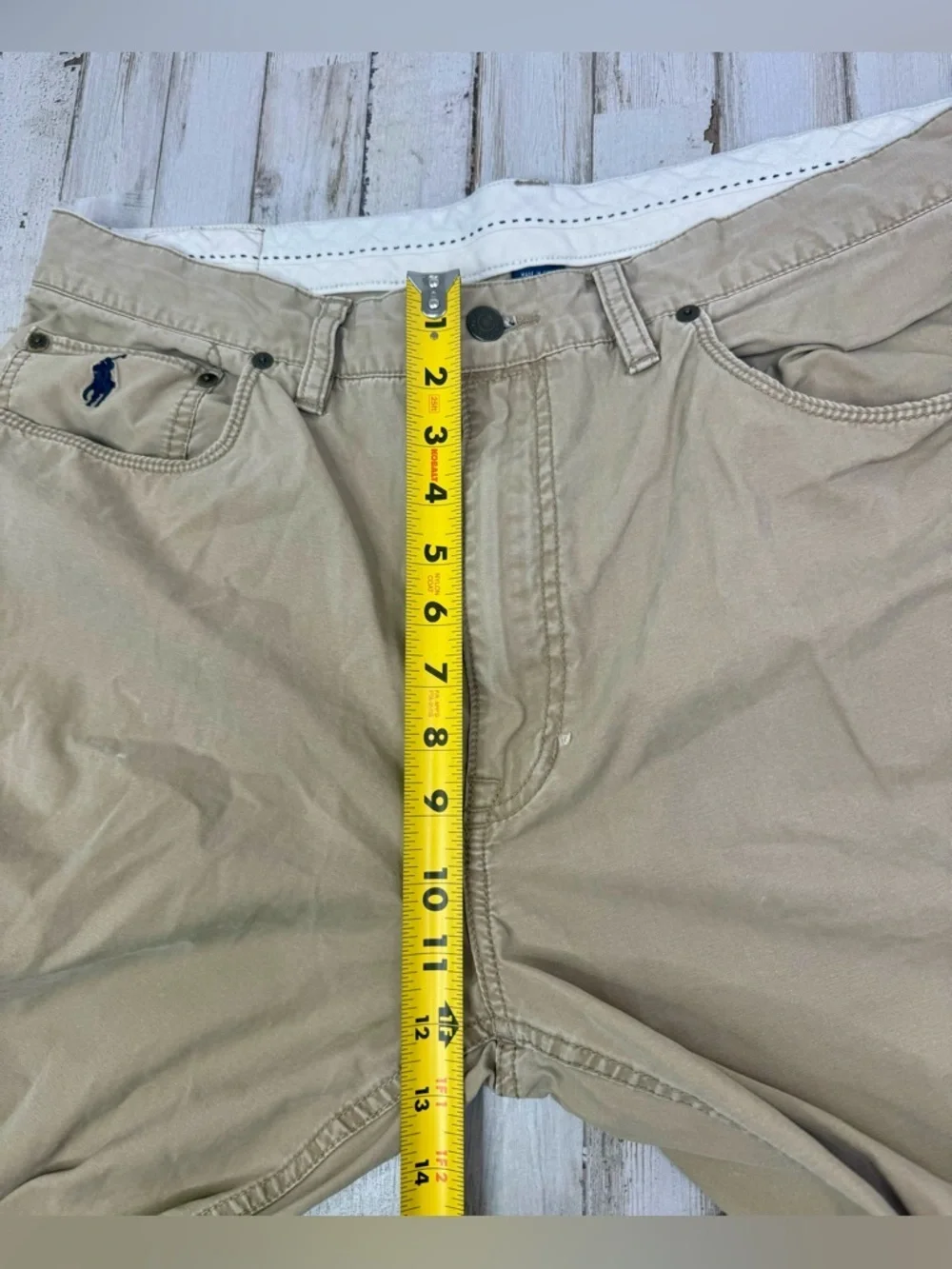 Polo Ralph Lauren Jeans Mens 38Tx34 Tan Denim Regular Straight - Picture 8 of 12